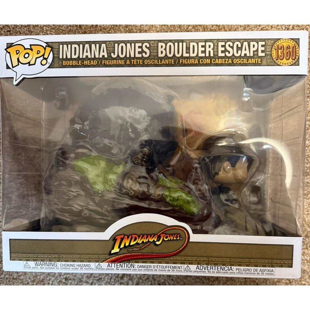 BRAND NEW Funko Pop!  Indiana Jones Boulder Escape #1360 - Picture 2 of 4